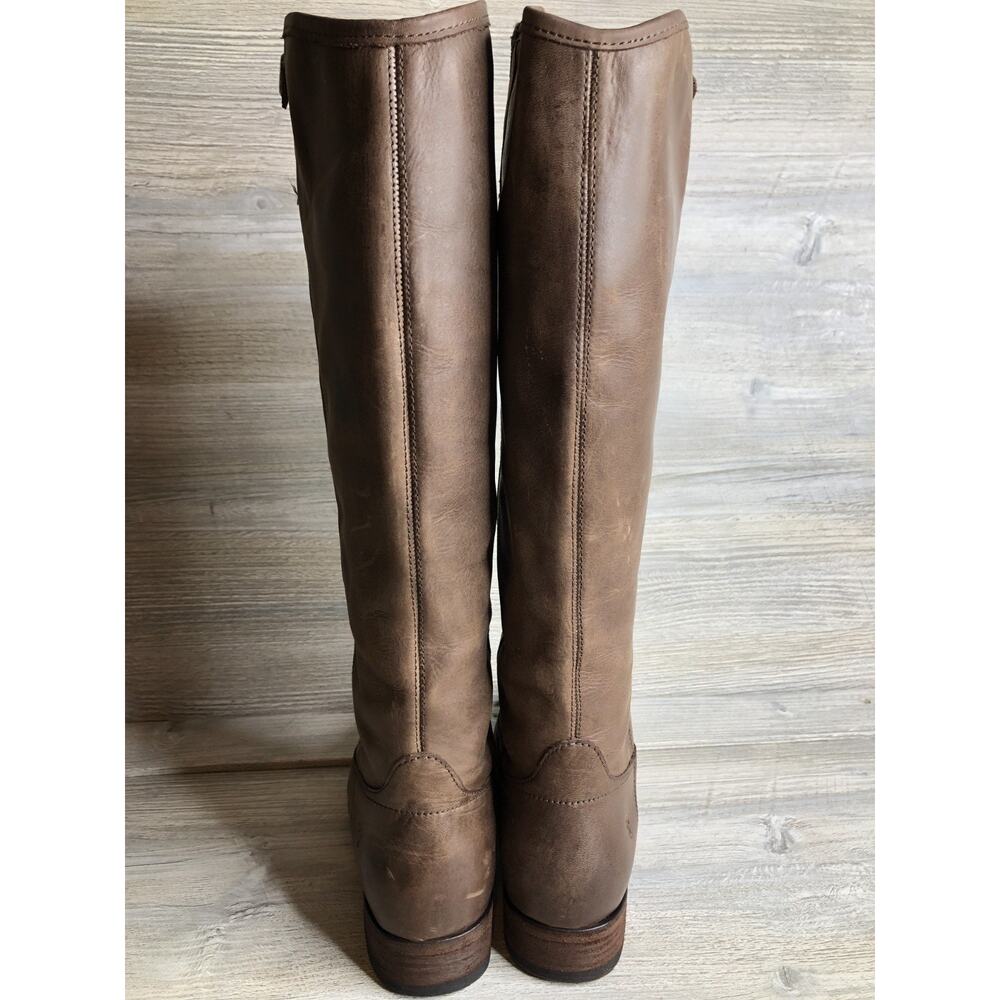 Frye Melissa Button 2 Women's Size 8 Riding Boots Slate Brown - Picture 3 of 5